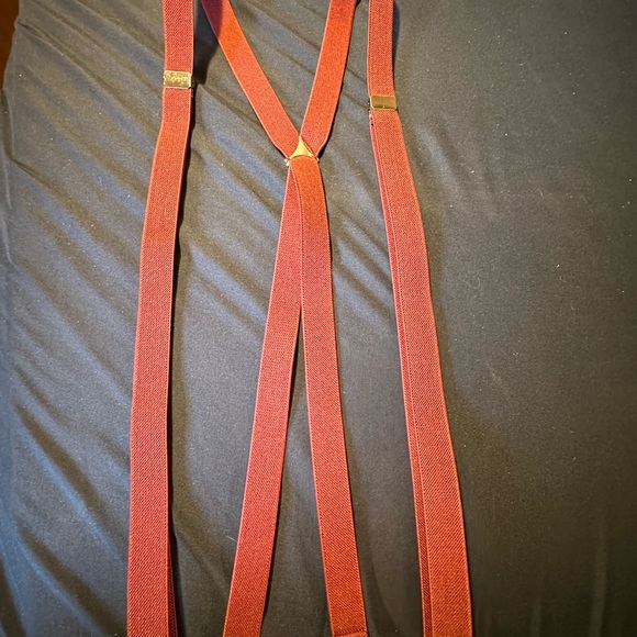 Dark Red/Oxblood Braces. - Picture 2 of 2